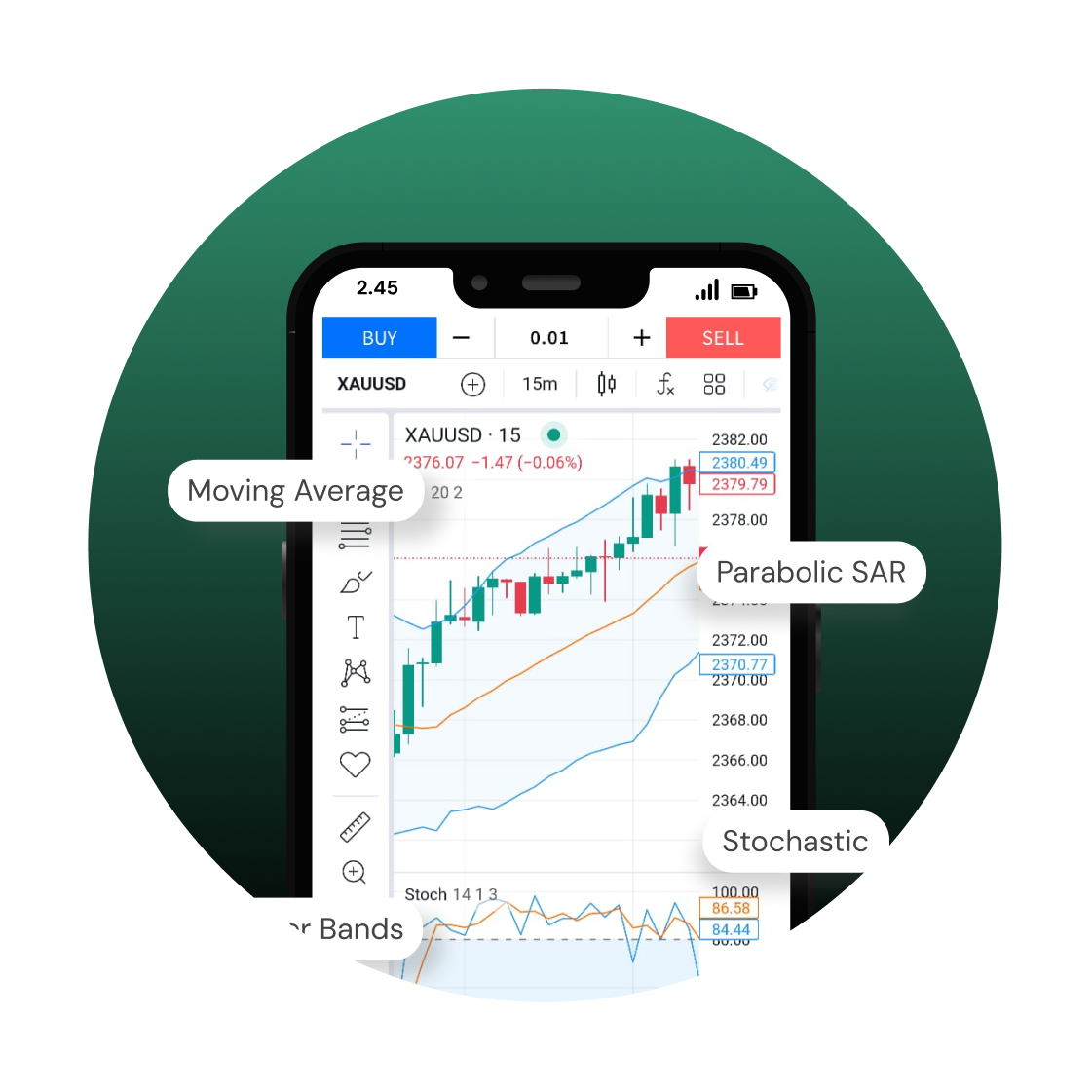 Forex trading illustration